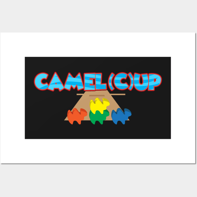 Camel (C)up Board Game Graphic - Tabletop Gaming Wall Art by MeepleDesign